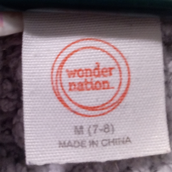 Wonder Nation’s Mix Yarn Stitch Pullover Sweater Gray - Picture 4 of 5